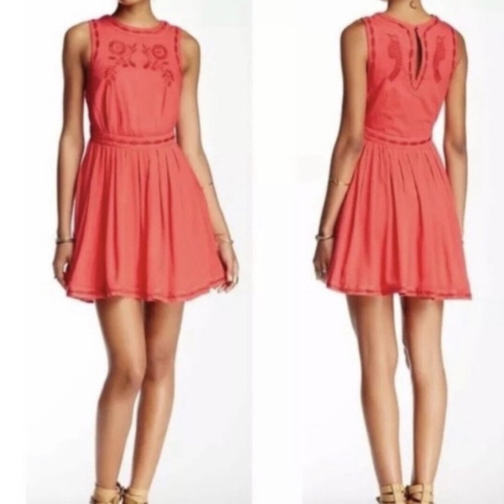 Free People birds of a feather Mini Dress